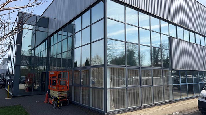 Commercial Window Frame Respray - Altham, Padiham